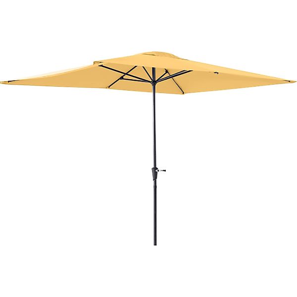 Balkonschirme 300 cmx 200 cm Gelb mit Kurbelmechanik günstig online kaufen