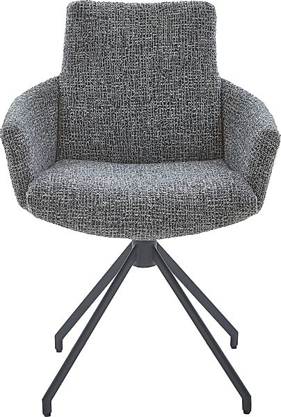 NIEHOFF SITZMÖBEL Esszimmerstuhl, Flachgewebe, 2er Set, Bezug in Bouclé-Opt günstig online kaufen