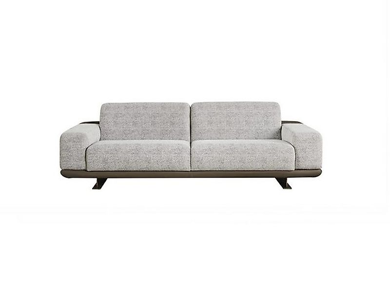 Xlmoebel Sofa Modernes Grau Stoff Polstersofa mit drei Sitzplätzen, Hergest günstig online kaufen