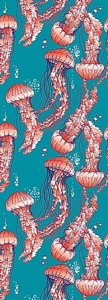 queence Vinyltapete »Aylin« Meer   Motiv   Strand   bedruckt   gemustert günstig online kaufen