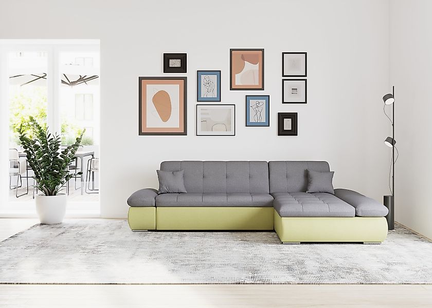 DOMO collection Ecksofa Moric, L-Form, XXL-Sofa günstig online kaufen
