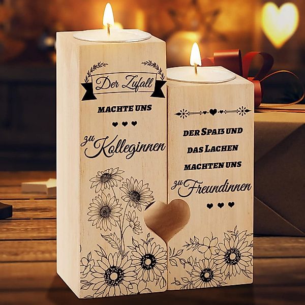 LuxusKollektion Kerzenständer Abschiedsgeschenk Kollegen Kerzenständer Weih günstig online kaufen