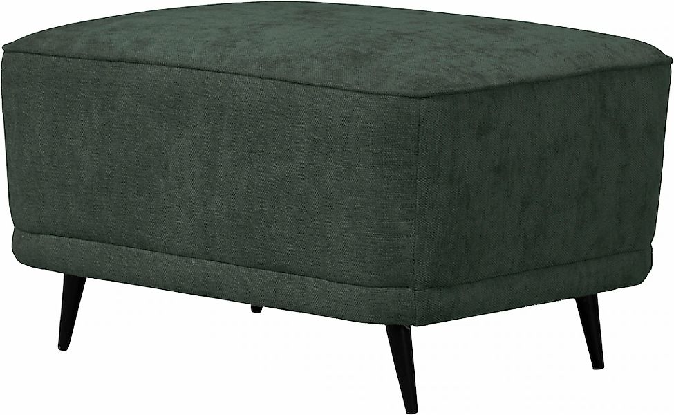 Home affaire Polsterhocker "Ashly" in 3 Bezugsvarianten, Bouclé, Samtoptik günstig online kaufen