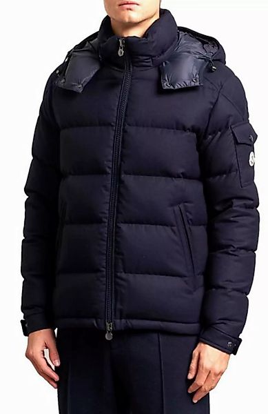 MONCLER Daunenjacke Bomber Jacke Schurwolle mit Abnehmbare Kapuze Zwei-Wege günstig online kaufen