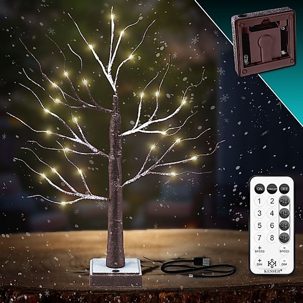 KESSER Weihnachtsfigur, Lichterbaum Birkenbaum 60cm LED günstig online kaufen