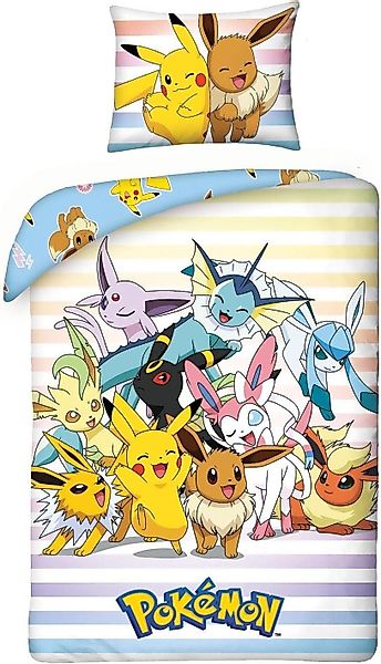 POKÉMON Bettwäsche Pokemon Friends Wende Bettwäsche günstig online kaufen