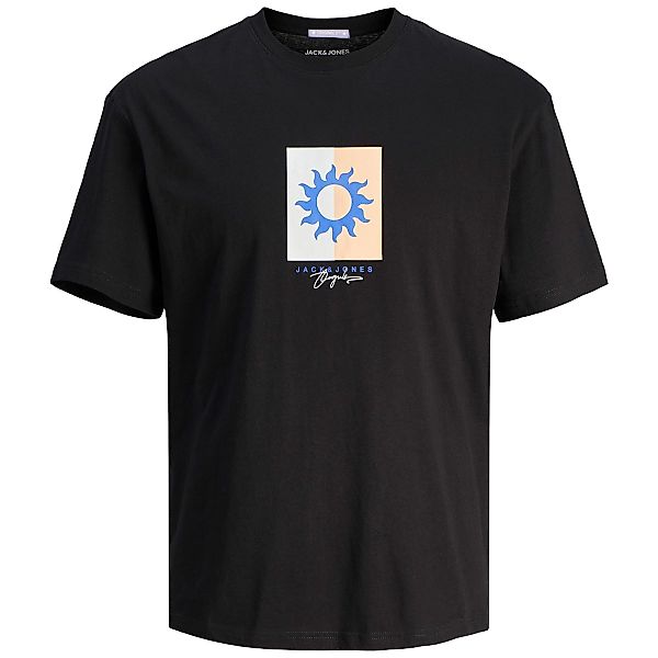Jack&Jones T-Shirt mit Motiv-Print Farbe schwarz Größe: 3XL günstig online kaufen