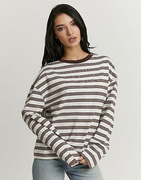 Tally Weijl Langarmshirt STSCOBERLA Baumwolle günstig online kaufen