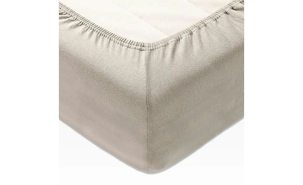 JOOP! Boxspringspannbetttuch Uni   ¦ grau ¦ Maße (cm): B: 200 H: 1 Bettware günstig online kaufen