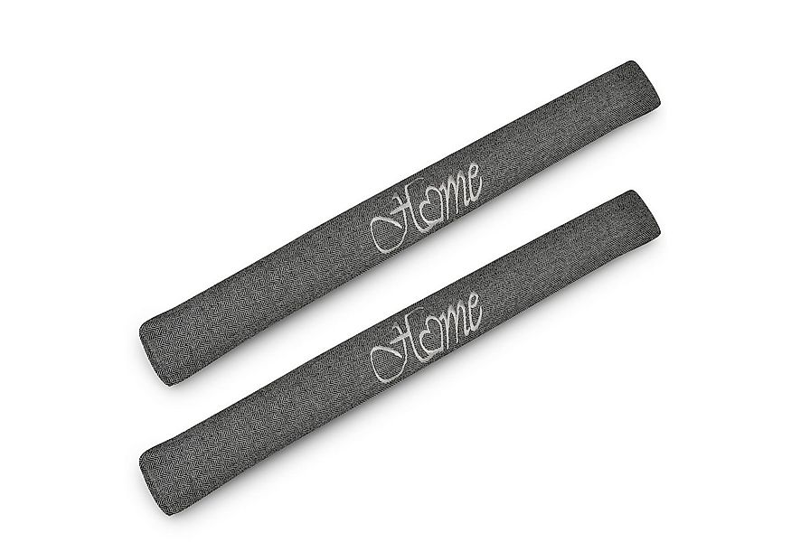 Beautissu Zugluftstopper 2er Set Zugluftstopper 100 cm lang Tuuli HO, Anthr günstig online kaufen