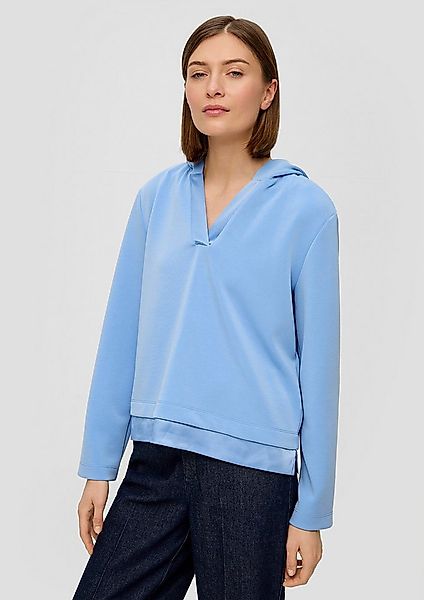 s.Oliver Sweatshirt Sweatshirt Scuba-Sweatshirt mit Kapuze günstig online kaufen