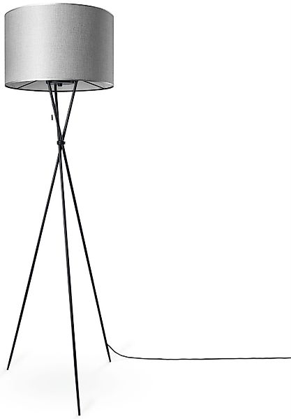 Paco Home Stehlampe KATE CANVAS UNI günstig online kaufen