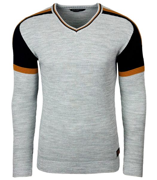 Baxboy Strickpullover BAXBOY Herren stylischer V-Neck günstig online kaufen