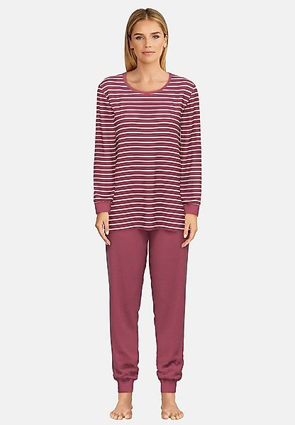 GÖTZBURG Pyjama Herbstblüte (2 tlg) Langarm, Rundhalsausschnitt, Baumwolle, günstig online kaufen