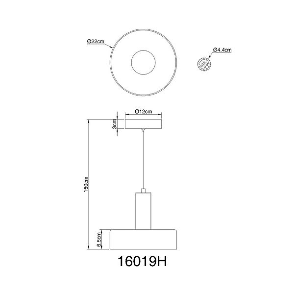 LED-Hängelampe Grant, Ø 22 cm, rauchgrau, Glas günstig online kaufen
