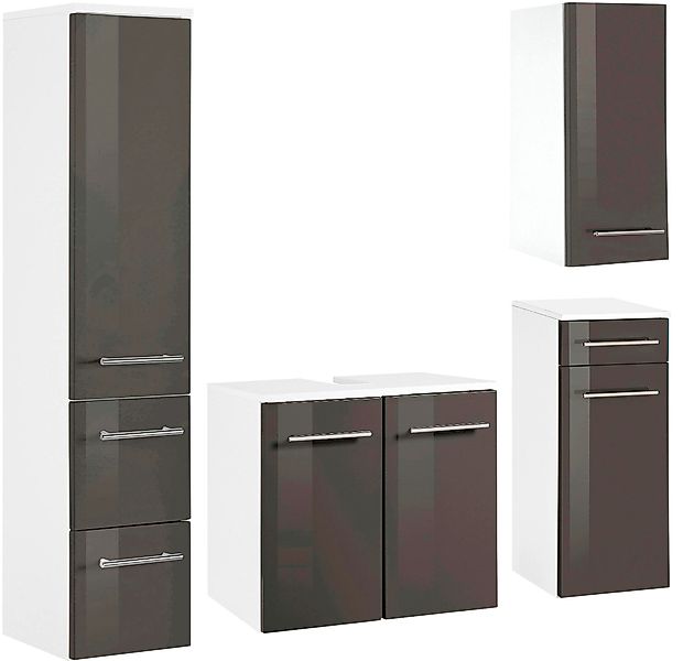 welltime Badmöbel-Set »Venedig« 4 Stk. tlg. Waschbeckenunterschrank (Breite günstig online kaufen