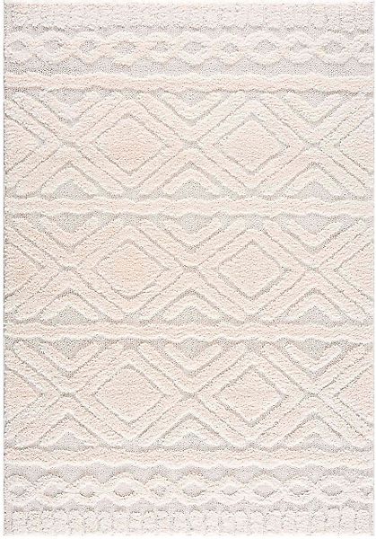 my home Hochflor-Teppich Andro, rechteckig, Höhe: günstig online kaufen