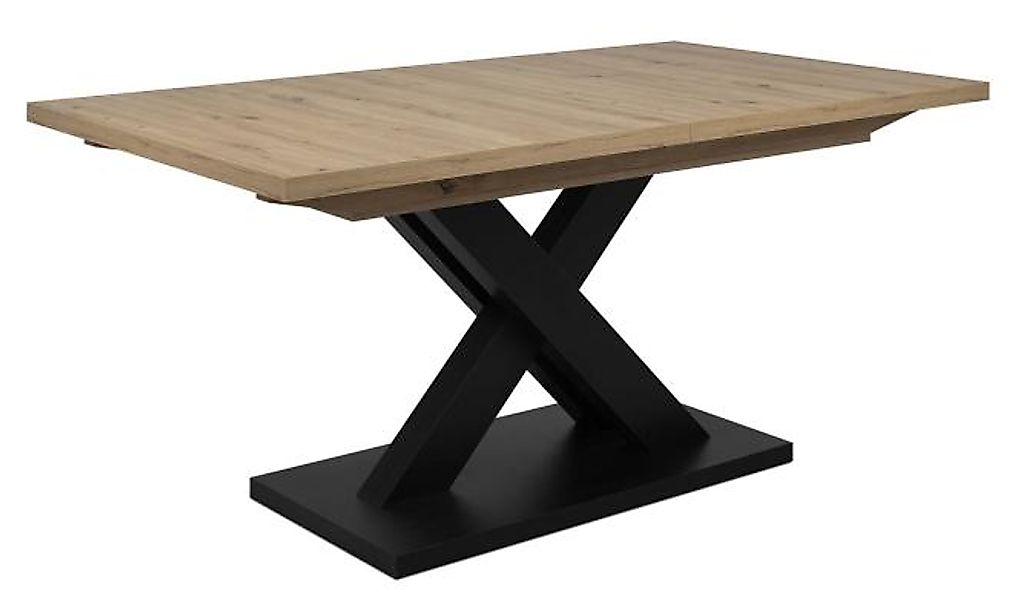 Esstisch ausziehbar 160-200 cm Artisan / schwarz günstig online kaufen