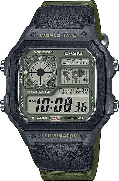CASIO TIMELESS COLLECTION Chronograph AE-1200WHUB-3AVEF, Quarzuhr, günstig online kaufen