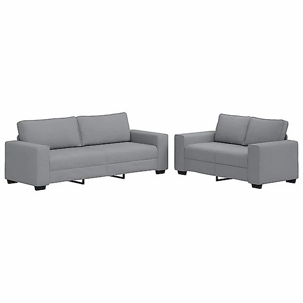 vidaXL Sofa 2-tlg. Sofagarnitur mit Kissen günstig online kaufen
