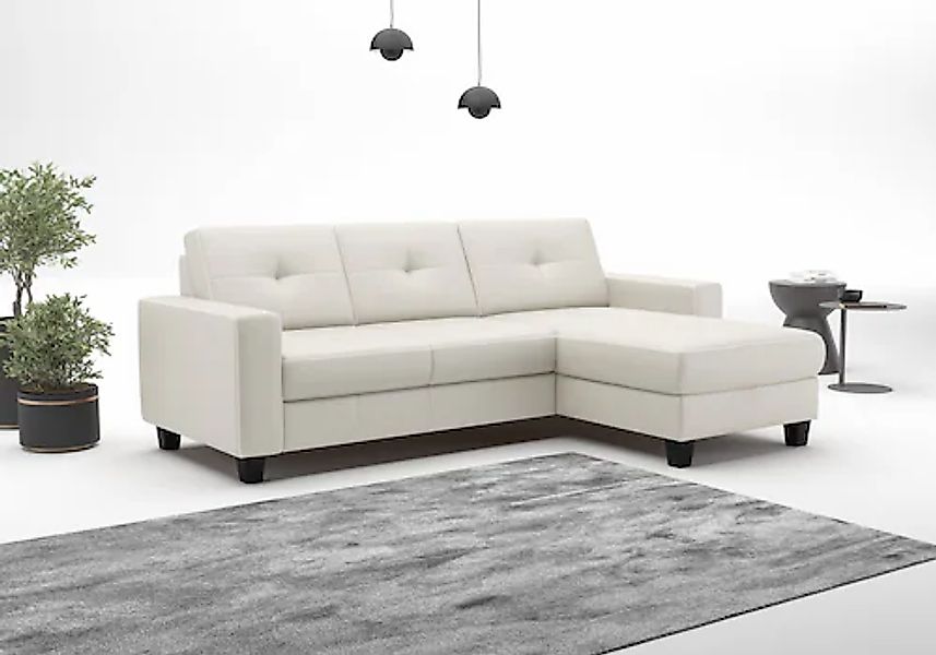 Home affaire Ecksofa »Varese« wahlweise mit Bettfunktion und Bettkasten günstig online kaufen