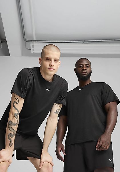 PUMA "M TAD ESSENTIALS HEATHER CAT TEE (CF SMALL CAT)" reguläre Passform, m günstig online kaufen