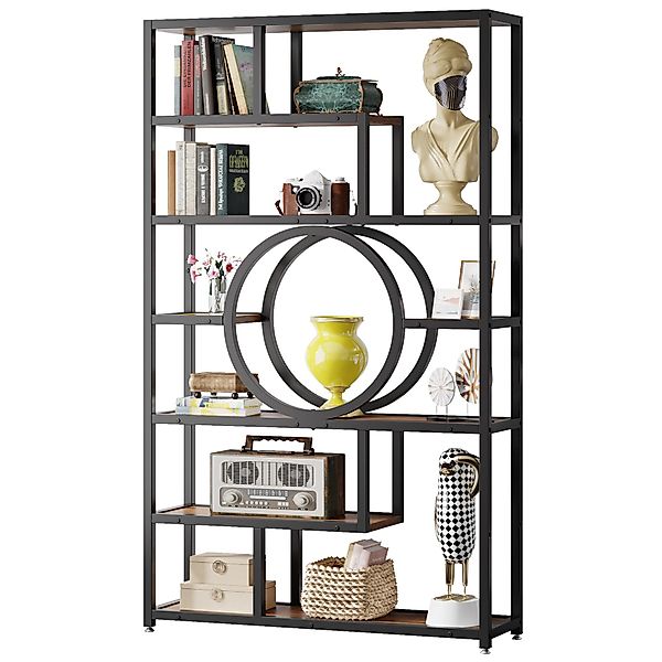 Tribesigns Bücherregal 8-stöckiges Display Stand Lagerregale günstig online kaufen