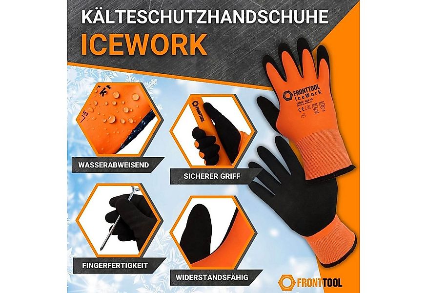 Fronttool Latexhandschuhe Winterarbeitshandschuh IceWork Winterhandschuh Kä günstig online kaufen