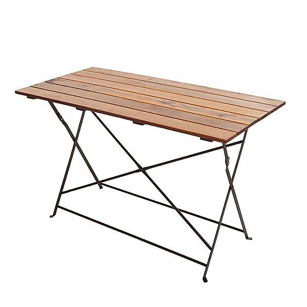 Chefgastro Biergartentisch HxBxT 117x68x71 cm Gastronomie-Qualität Akazie B günstig online kaufen