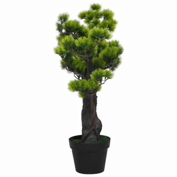 vidaXL Künstlicher Bonsai Zypresse mit Topf 60 cm Grün künstliche Zypressen günstig online kaufen