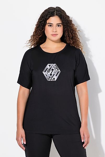 Ulla Popken T-Shirt Funktionsshirt schnelltrocknend Halbarm günstig online kaufen