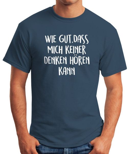 MoonWorks Print-Shirt Herren T-Shirt Spruch wie günstig online kaufen
