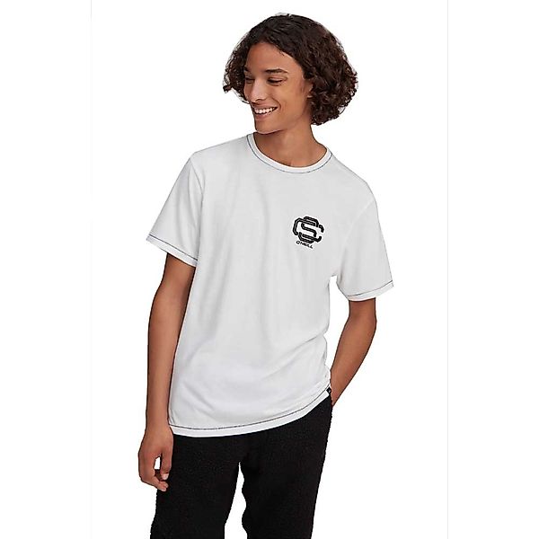 O´neill Back 2 Back Kurzärmeliges T-shirt S Powder White günstig online kaufen