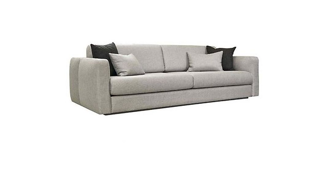 Xlmoebel 3-Sitzer Dreisitzer Couch in Grau aus Stoff mit stylischem Design günstig online kaufen