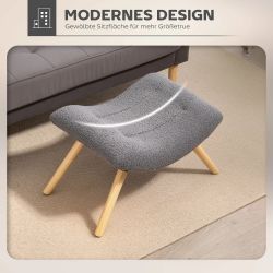 BlingBin Fußhocker Moderner Fußhocker mit Fleece-Bezug günstig online kaufen