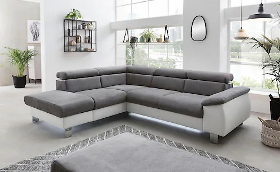 COTTA Polstergarnitur »Komaris L-Form«, (Set), Set bestehend aus: Ecksofa m günstig online kaufen