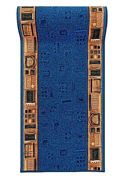 Mazovia Läufer Läufer Teppichläufer Brücke - Vorzimmer Küche - Blau, 67 x 1 günstig online kaufen