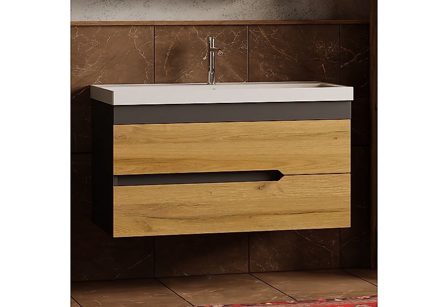 Karen Waschtisch-Set Waschtisch mit Unterschrank Marmara, (3-St., Unterschr günstig online kaufen