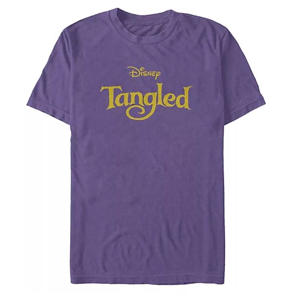Disney - Rapunzel - Text Tanged Logo - Männer T-Shirt günstig online kaufen