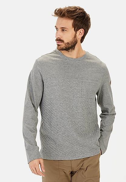 camel active Longsleeve mit Steppmuster Langarm Rundhals (1-tlg) günstig online kaufen