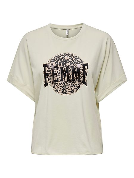 ONLY Kurzarmshirt ONLLUCY LIFE S/S LEO günstig online kaufen