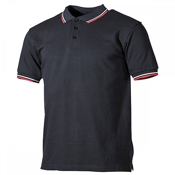 ProCompany Poloshirt Poloshirt, schwarz, rot-weiße Streifen, günstig online kaufen