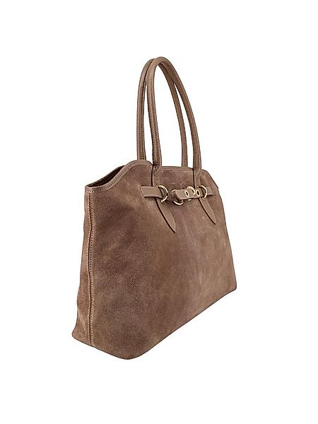 BRISE TASCHE Schultertasche Brise Handtasche aus Wildleder & Nappaleder – S günstig online kaufen