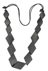 COLLEZIONE ALESSANDRO Lange Kette "Raute" aus Holzperlen in Rautenform günstig online kaufen