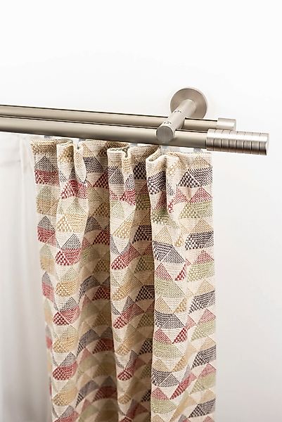 GARESA Gardinenstange "EASY" Ø 20 mm 2 läufig-läufig Wunschmaßlänge günstig online kaufen