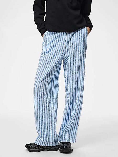 pieces Stoffhose "PCSTINNA HW PANTS WVN NOOS BC" mit weitem Bein günstig online kaufen