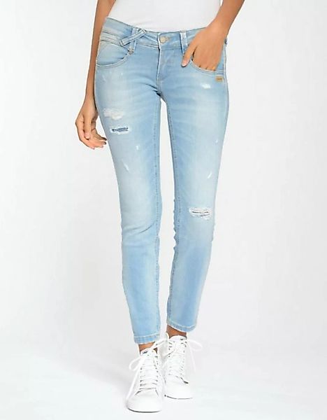 GANG 5-Pocket-Jeans 94NENA CROPPED - used summerblue günstig online kaufen