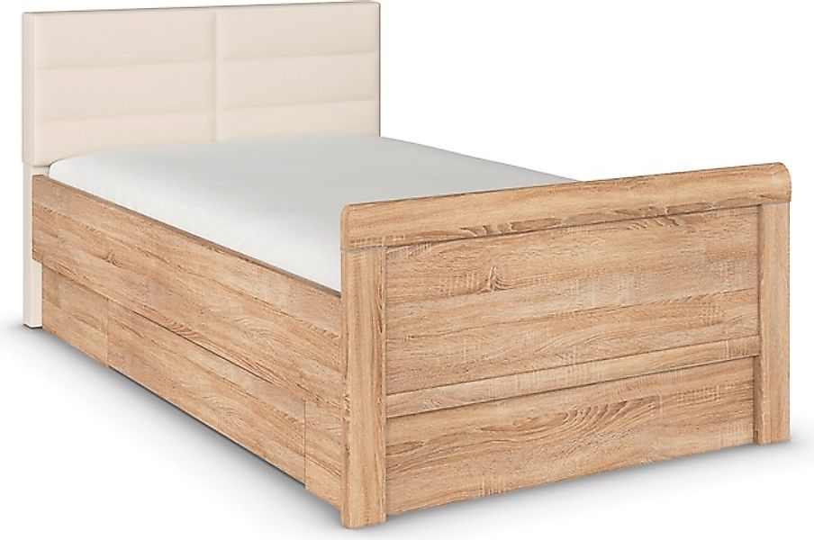 rauch Stauraumbett »Bett Einzelbett Stollenbett Bettkästen EVELYN«, in Komf günstig online kaufen