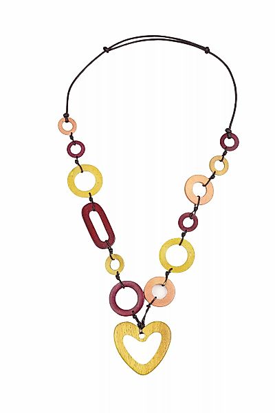 COLLEZIONE ALESSANDRO Lange Kette "Baguio", aus echtem Holz günstig online kaufen