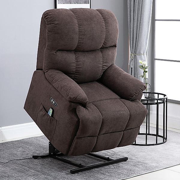 HOMCOM Massagesessel Sessel mit Aufstehhilfe, TV-Sessel günstig online kaufen